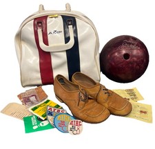 Vintage amf maroon bowling - maroon,