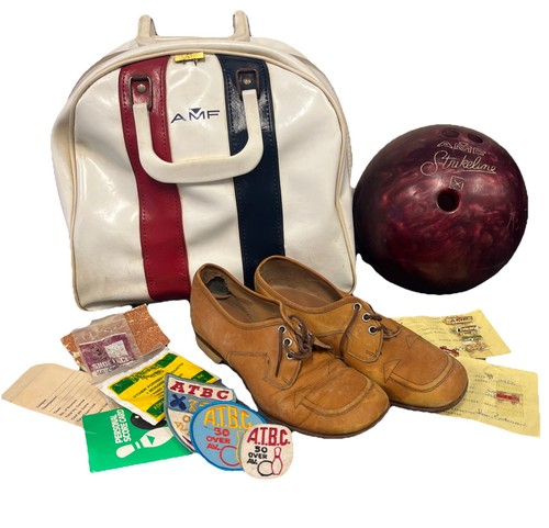Vintage amf maroon bowling - vintage,