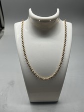 9CT GOLD BELCHER NECKLACE