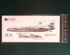 F-Dcal Airliner Decals 1/144 14253: SE210 Caravelle SAS