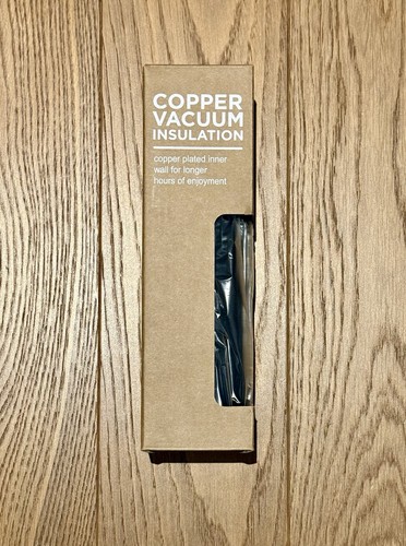 Copper vacuum insulation - vacuum, water