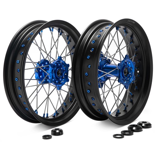 25 supermoto wheels - 17"x3.5/4.25,