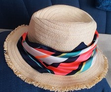 Womens Fedora/Panama Style Sun Hat