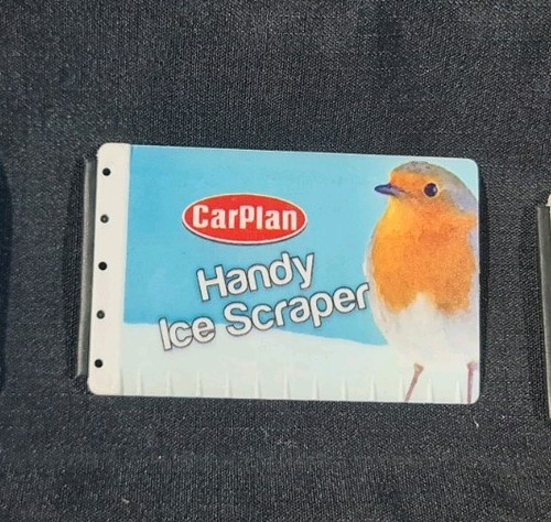 Credit card size frost snow - card,