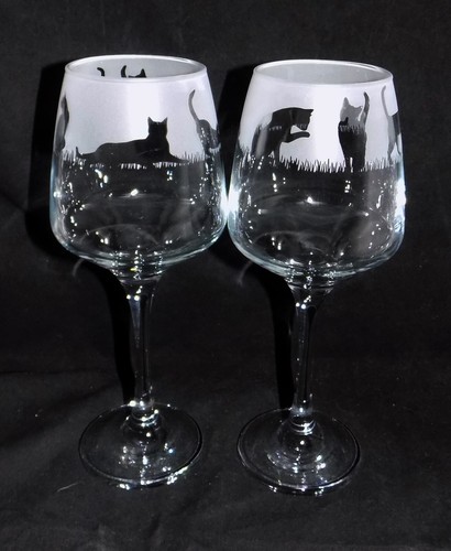 New cat hand - etched, large