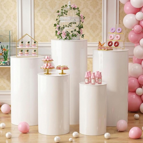 5pcs round plinth cylinder - 5pcs,