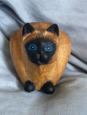 Unusual wooden siamese type - wooden,