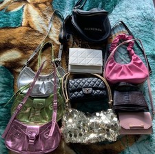 Job Lot x 10 Ladies Girls Small Crossbody Clutch Shoulder Handbags