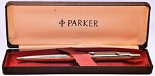 Vintage Parker International/Classic Rolled Gold Ballpoint Pen in Case