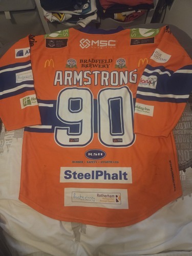 Game worn hockey jersey - game,