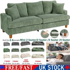 Modern 2/3 Seater Corduroy