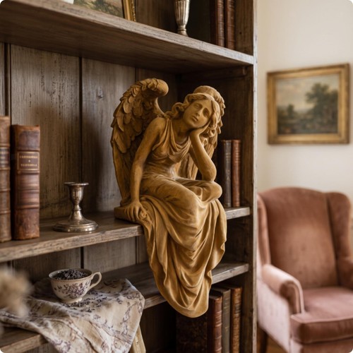Realistic angel figurine - angel, with