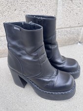 Vtg Destroy Leather Chunky