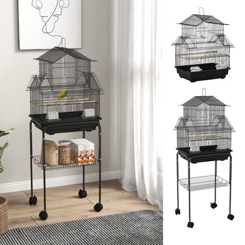 Metal bird cage plastic - cage,