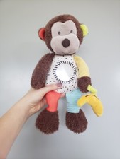Mothercare Monkey Soft Toy Comforter Plush Into The Wild Activity Toy Chime