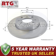 Front Brake Disc Fits Rover 25 45 200 400 Streetwise Coupe MG ZR ZS Express #1