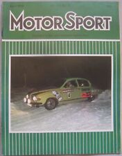 Motor Sport Magazine April