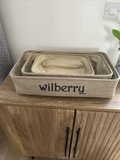 Wilberry Toy Storage Containers Baskets Set Of 3 Decorative Nursery Decor