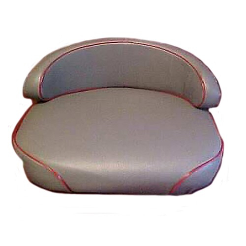 Gray canvas tractor seat - canvas,