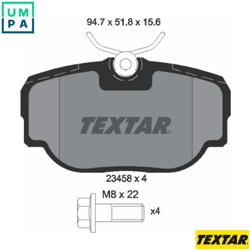 Brake pad set disc - brake,