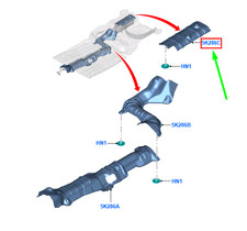 FORD FIESTA MK6 Exhaust Heat