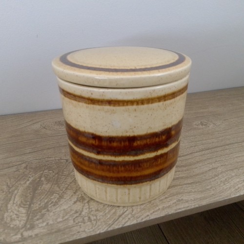 Palissy crofter storage jar - crofter,