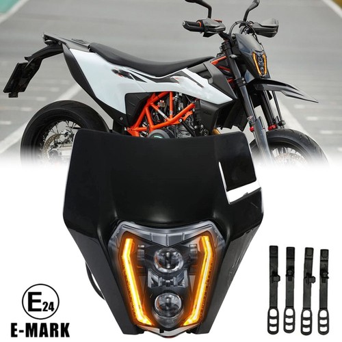 E24 led headlight black - e24,