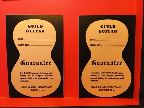 Guild guitar hoboken - hoboken, guarantee