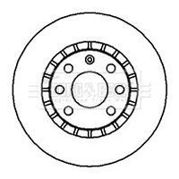 Borg beck bbd4904 brake - bbd4904,