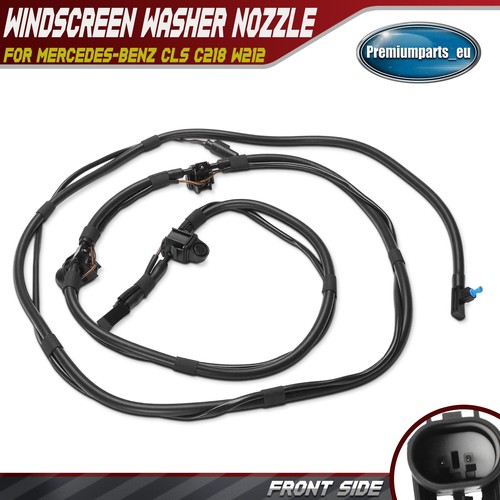 Front heated washer - heated, nozzle