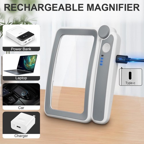 Large led magnifying glass - large,