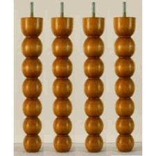 4 Modern Turned Bobbin Legs