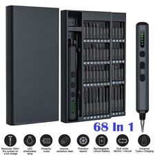 68 In 1 Cordless Electric Screwdriver Mini Power Precision Screwdriver Set Kits