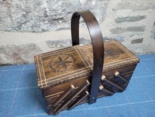 Vintage Cantilever Sewing Box