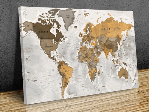 World map canvas - world,