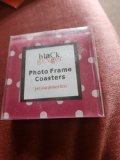 Set of 4 Black Ginger glass