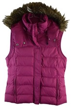 JACK WILLS Pink Padded Gilet size Uk 12 Womens Hooded Vest Casual Outdoors