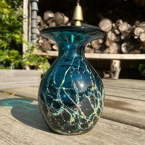 Vintage signed mdina blue - mdina, &