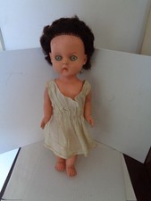 Vintage c.1960s doll baby blue eyes Made in England