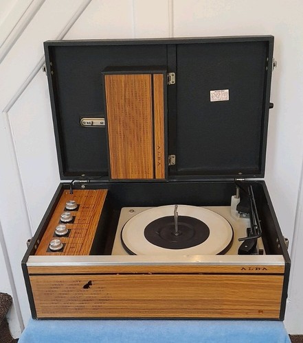 Vintage alba portable - portable, record