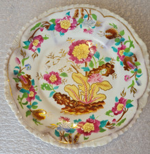 Antique Chinoiserie Hand Painted Pottery Plate - English? Masons Ironstone?