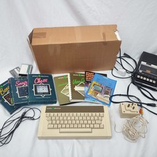 Acorn Electron boxed PSU Manuals Software cassette player starter set job lot