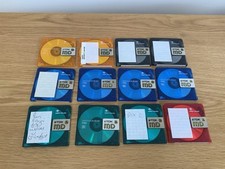 12 x TDK Coloured MD74 / MD 80 Minidisc Recordable Minidisc Bundle