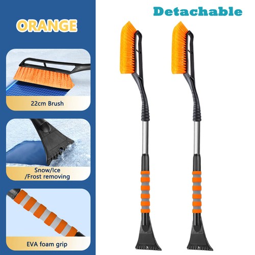 Detachable snow brush ice - snow,