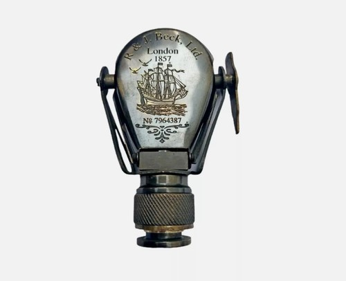Brass monocular telescope - brass,