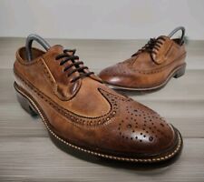 Hudson London Brogue Shoes Premium Leather Hand Crafted Designer  UK 8 EU 42