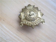The Bedfordshire Regiment Military Hat-Cap Badge
