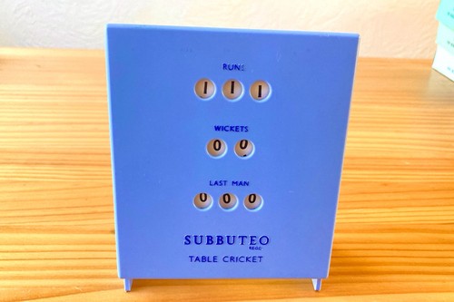 Subbuteo table cricket - table,