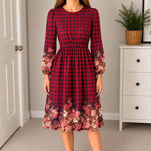 Boohoo size red black - size,