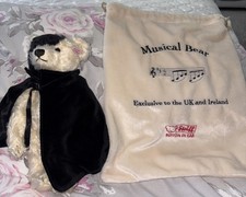 Steiff Musical Phantom of the Opera Special Edition Mohair Bear w/ Bag Working